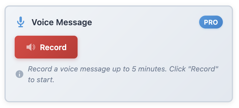 Voice Notes for Speed