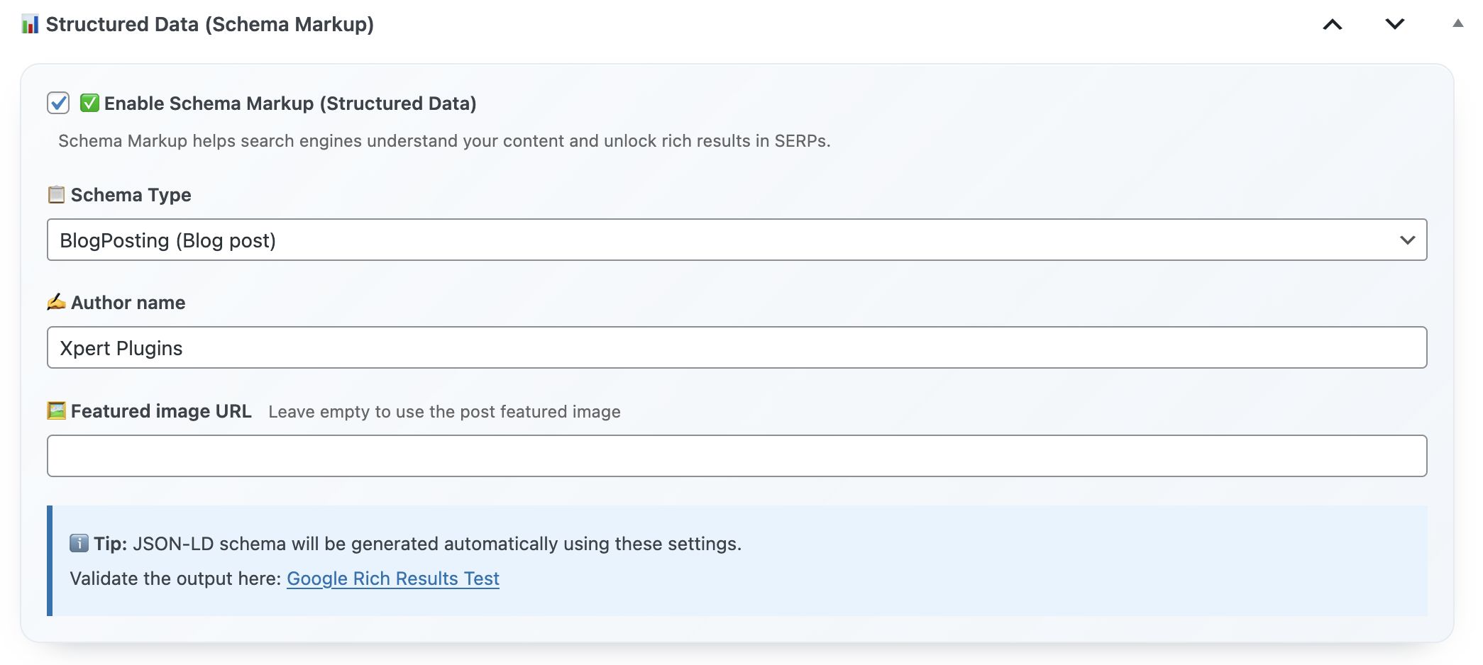 Schema Markup Builder
